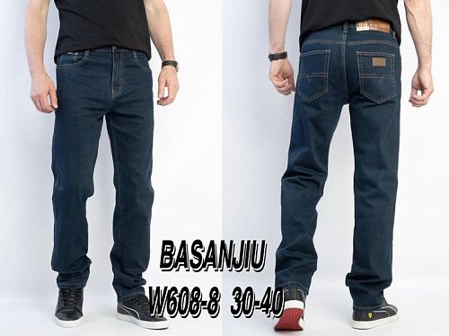 Джинсы Basanjiu 608-8 navy - делук