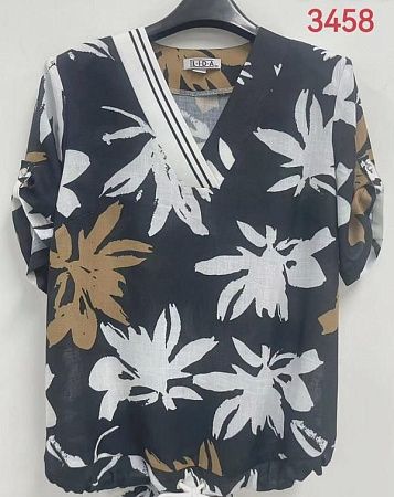 Футболка Lida 3458 black - делук